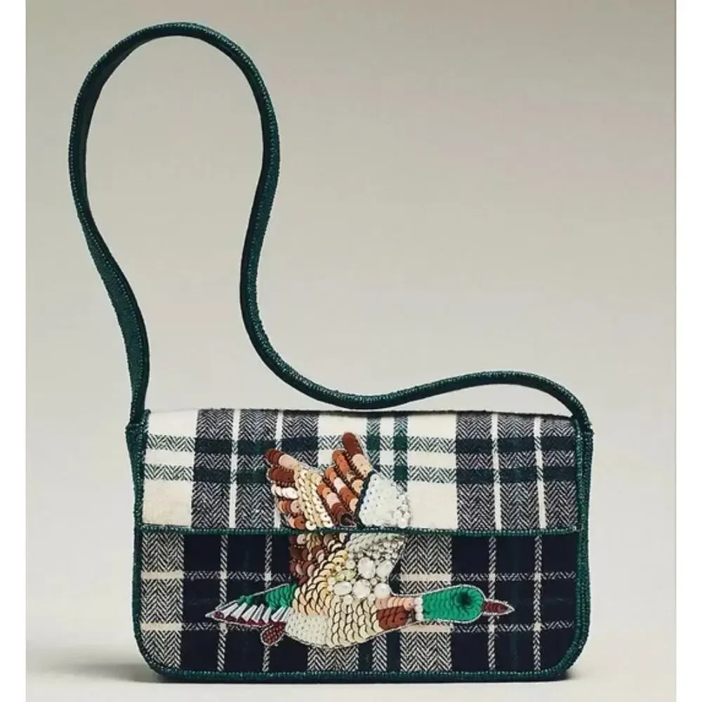 Anthropologie The Fiona Beaded Bag: Floral Edition Animal Edition Duck